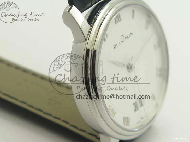 0212 SportInspired Villeret 6669 SS HG 1:1 Best Edition White Dial On Leather Strap V 8099